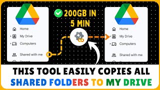 Google Drive Copy Shared Folders to My Drive Tool #gdrive #cloudbackup