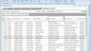 PioneerRx - Rx Transaction Grid Tutorial Segment 3 Adjusting Column Width