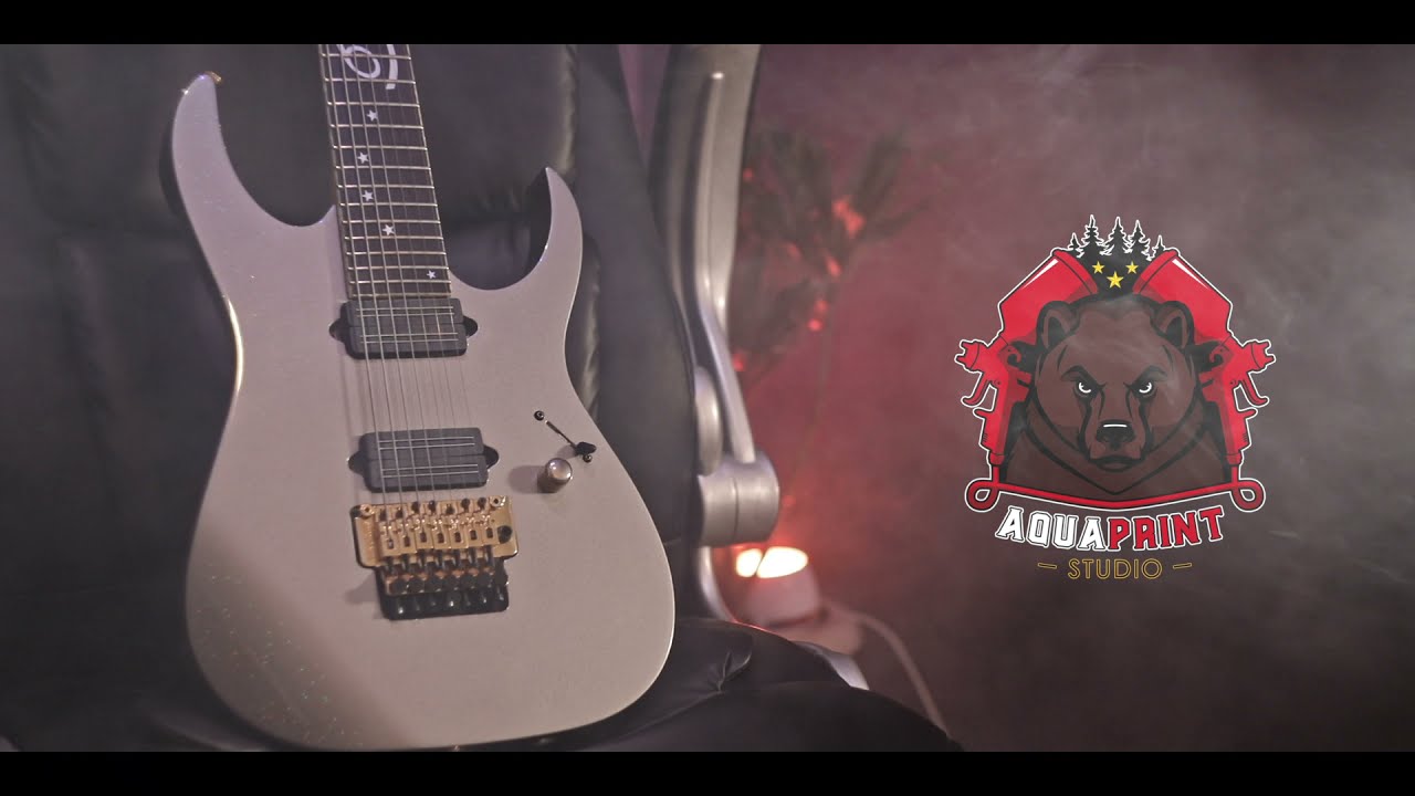 Aquaprint painting guitar Ibanez Apex1