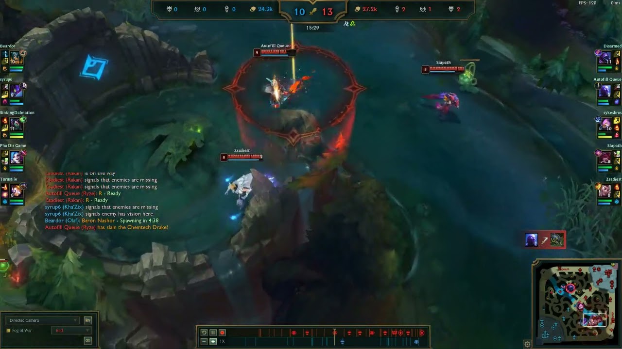 Rakan steals baron!?