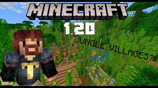 Minecraft 1.20 Bamboo Jungle Villages!