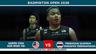 Aaron Chia Soh Wooi Yik vs Peeratchai Sukphun Pakkapon Teeraratsakul World Championships 2026