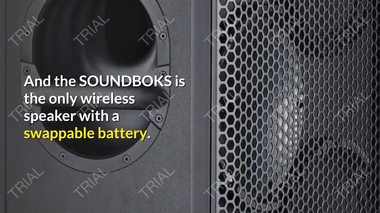 The New SOUNDBOKS The Loudest Portable Bluetooth Performance Speaker