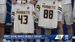 Marquette lacrosse honors teammates lost in tragic crash