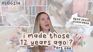 these bows are 12 years old! clearing out old stock? prepping for a big scrunchie sale VLOG214