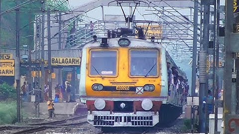 Super Speedy Aerodynamic Headed Miss-Match Livery Colorful EMU Train Skip Quickly | Eastern Railways