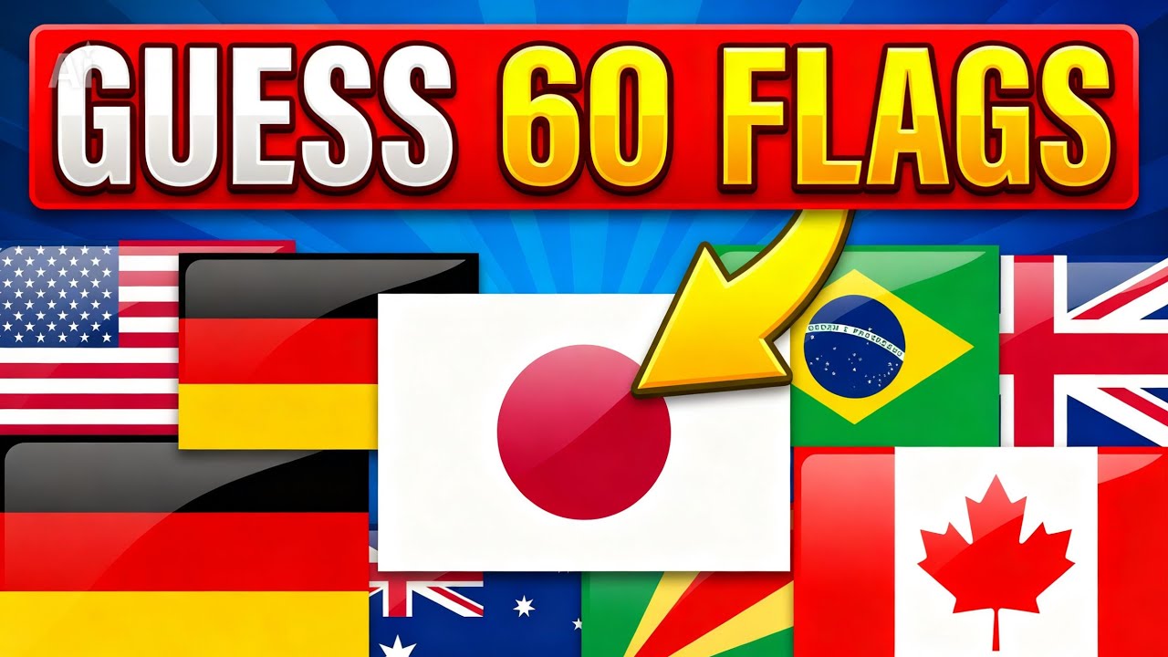 Only 1% Can Guess All 60 Flags! 😱