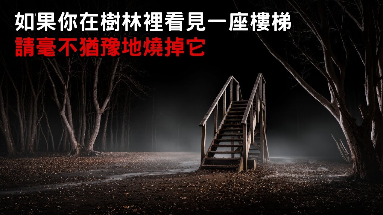 [ 如果你在樹林裡看見一座樓梯 請毫不猶豫地燒掉它 ] 恐怖故事｜歐美怪談｜睡前故事｜不安的米洛