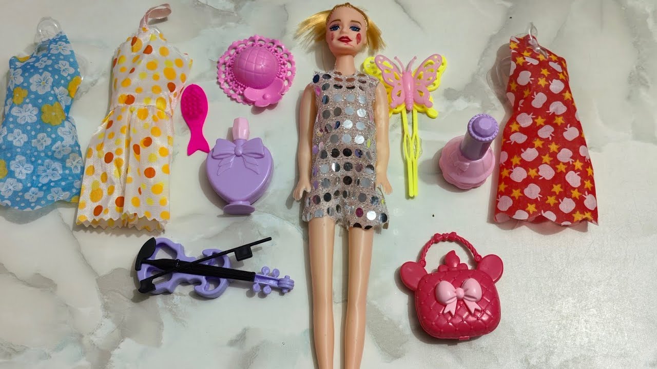 NEW ASMR || Satisfying with Unboxing Cute Pink Barbie Princess Toys 💄👗👠