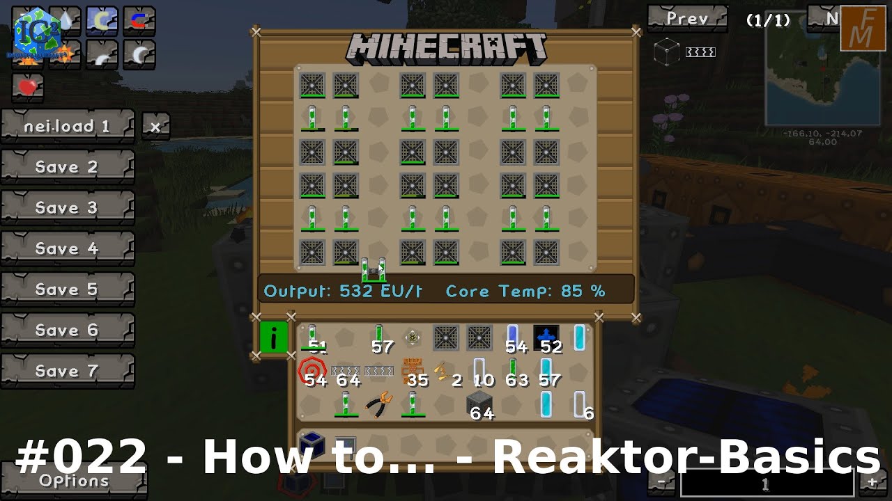 [DE] #022 - Industrial Craft 2 für Minecraft - How-To - Reaktor-Basics ...