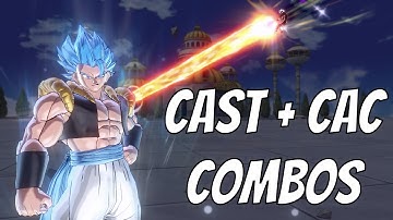 CAC & CAST CHARACTER COMBOS | Dragon Ball Xenoverse 2