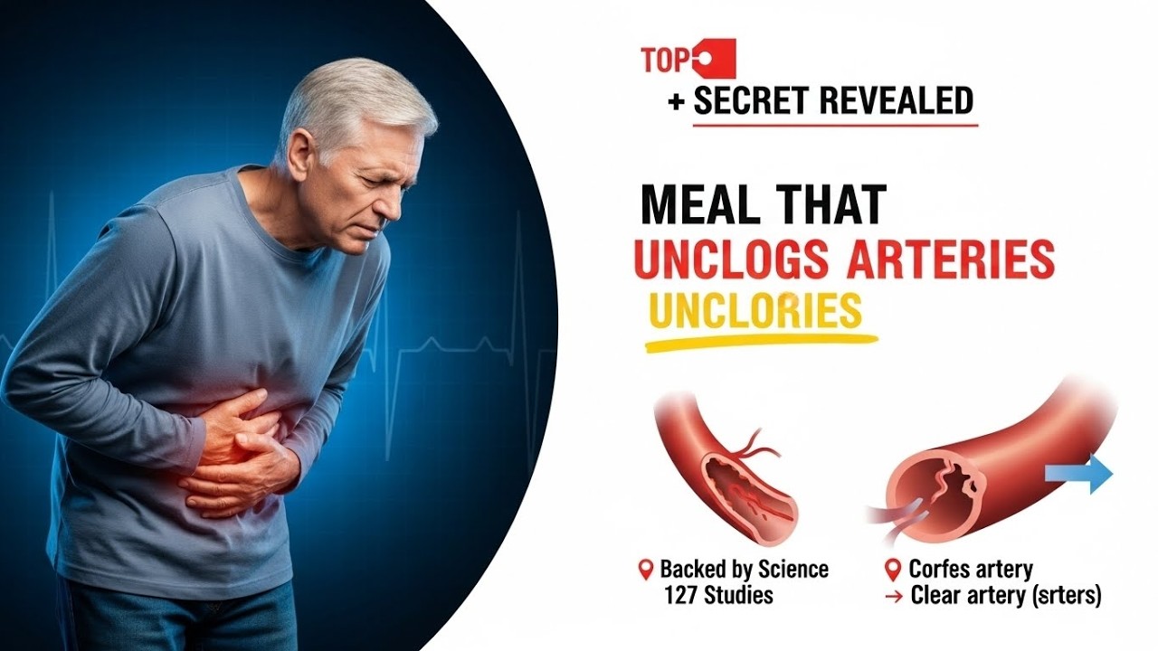 MEAL That UNCLOGS Arteries Naturally (Proven by 127 Studies) Seniors Over 60│Senior nutrition│Over60
