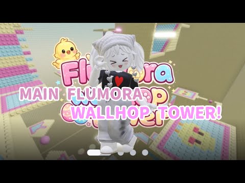CHALLENGE SELESAIKAN FLUMORA WALLHOP TOWER! || Roblox Indonesia 🇮🇩