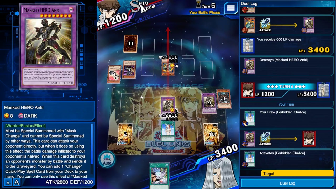 MASKED HERO going for King of Games! | Yu-Gi-OH! Duel Links with ShiroX9