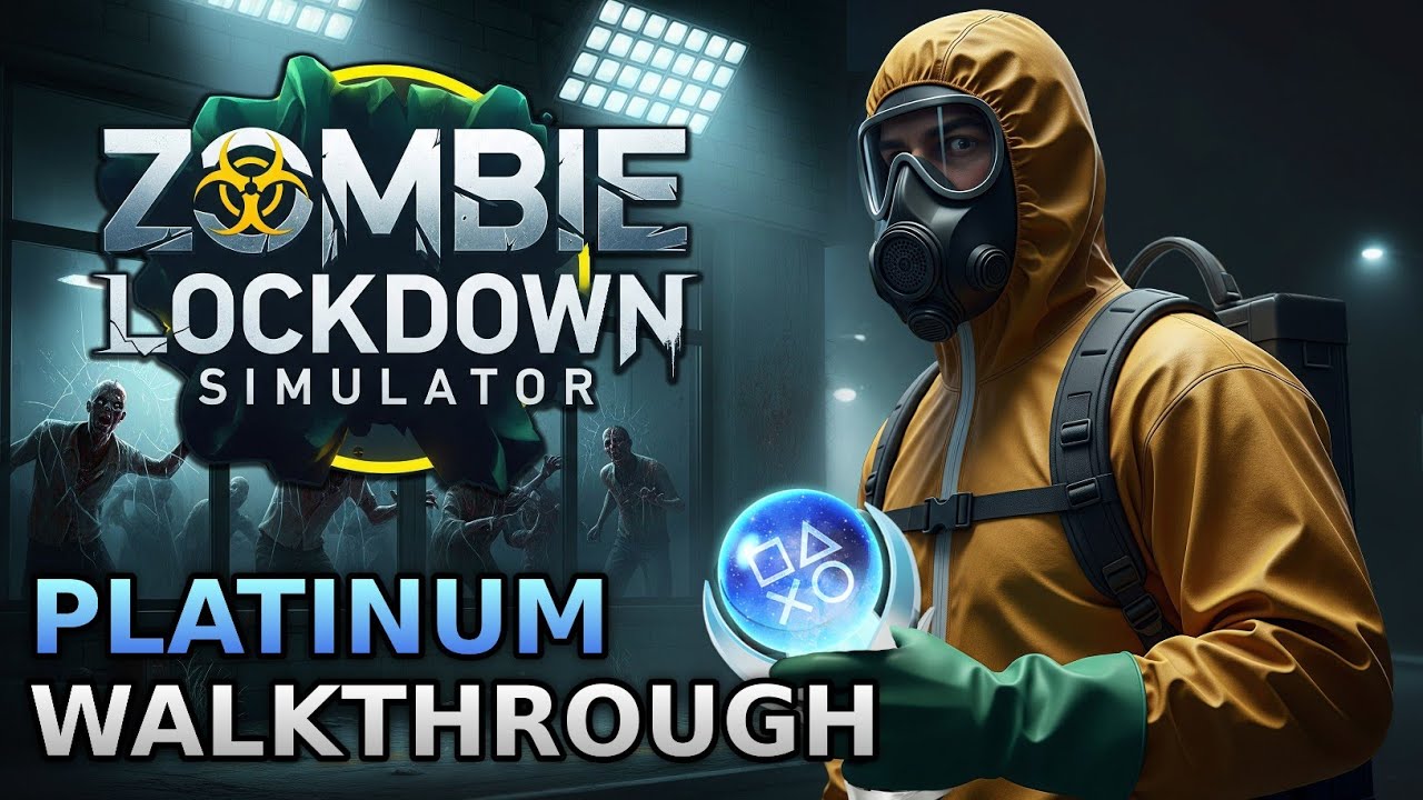 ZOMBIE LOCKDOWN SIMULATOR – 100% Platinum Walkthrough No Commentary