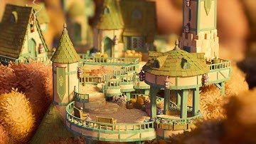 Fantasy Tree Village | Tiny Glade (Speedbuild)