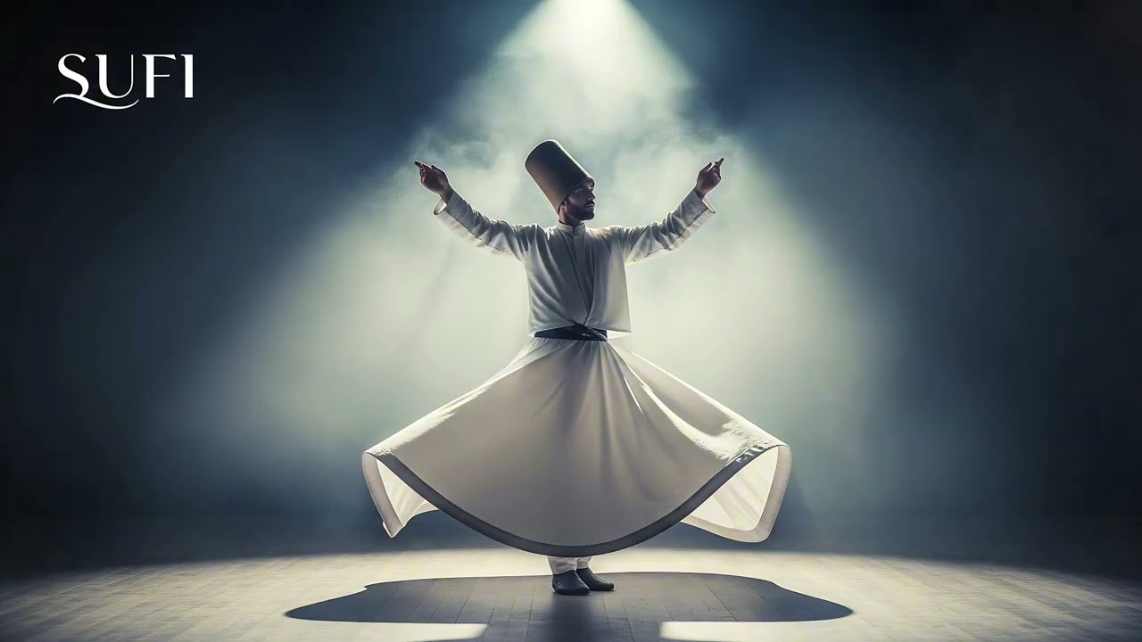 Divine Spiral – Rumi Whirling Dervish – Sufi Spiritual Journey