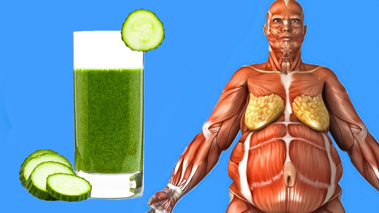 This woman drinks green smoothies every day, what happens to her blew