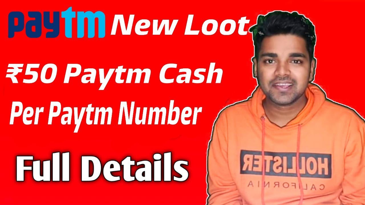 Paytm New Bug Free Rs.50 Paytm Cash Per New Paytm  Account || Paytm New User Cashback Offer ||