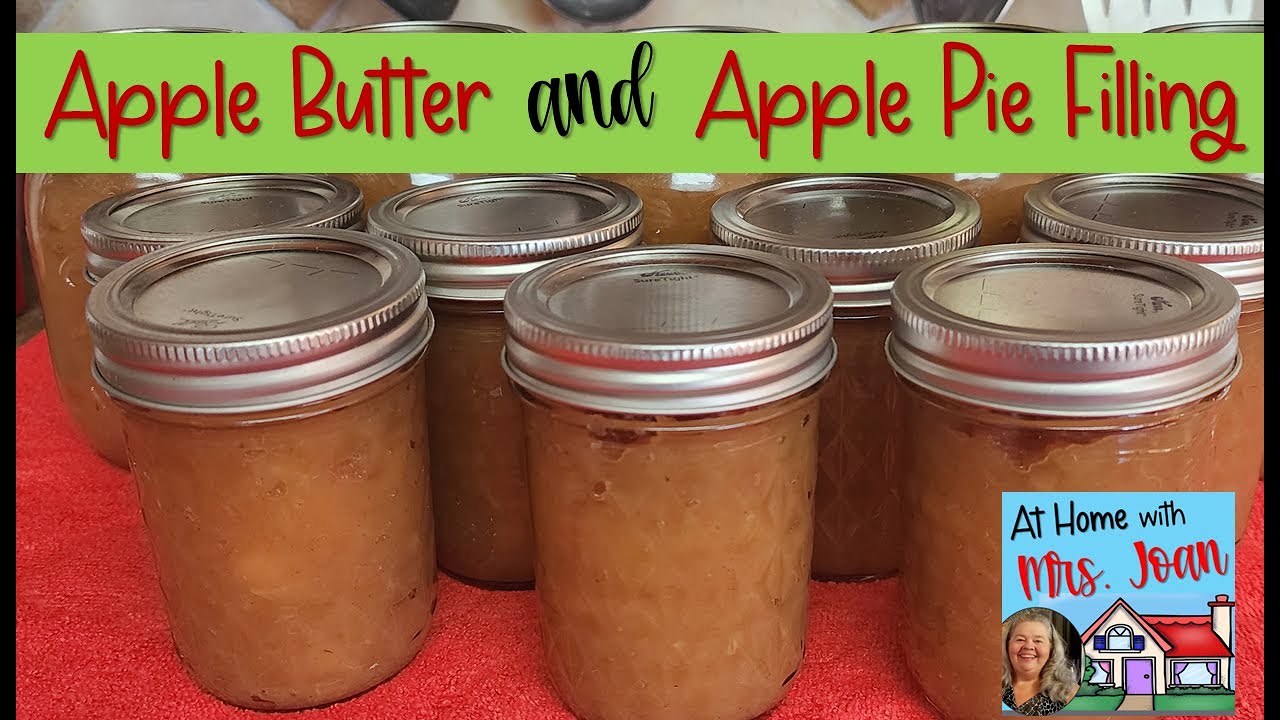 How to Make Apple Butter and Apple Pie Filling YouTube