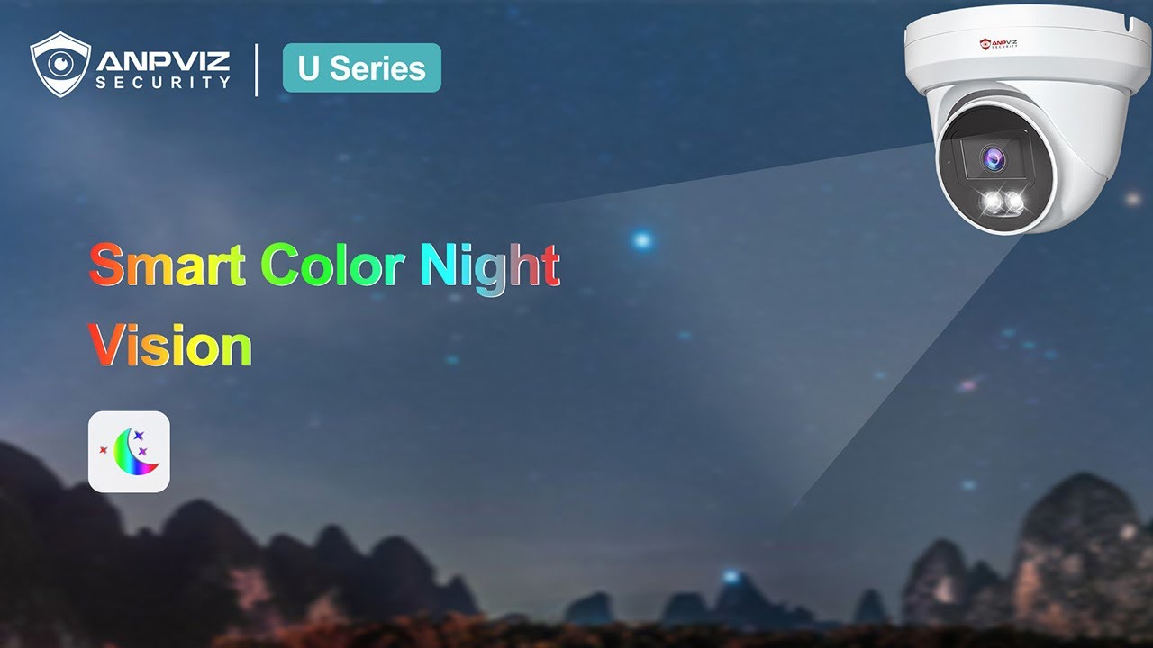 Anpviz POE Camera- Smart Color Night Vision capture video - YouTube