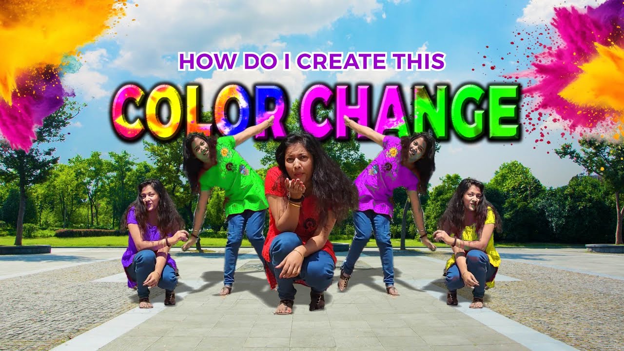 How do i create this holi special dress color change reel l| Artfx with Priyanka