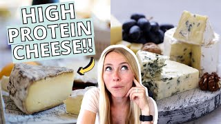 15 best *high protein* CHEESES for weight loss