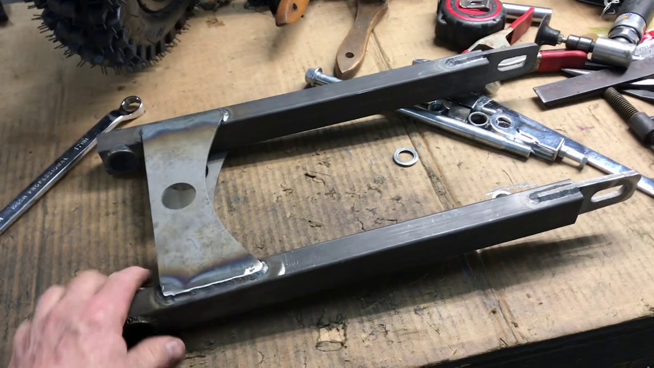 24hr Mini Bike Swingarm Build Part 3 YouTube