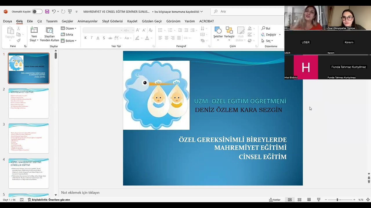 Özel Gereksinimli Bireyler için Mahremiyet Eğitimi | Deniz Özlem Kara Sezgin