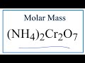 Molar Mass and Chemical Composition
