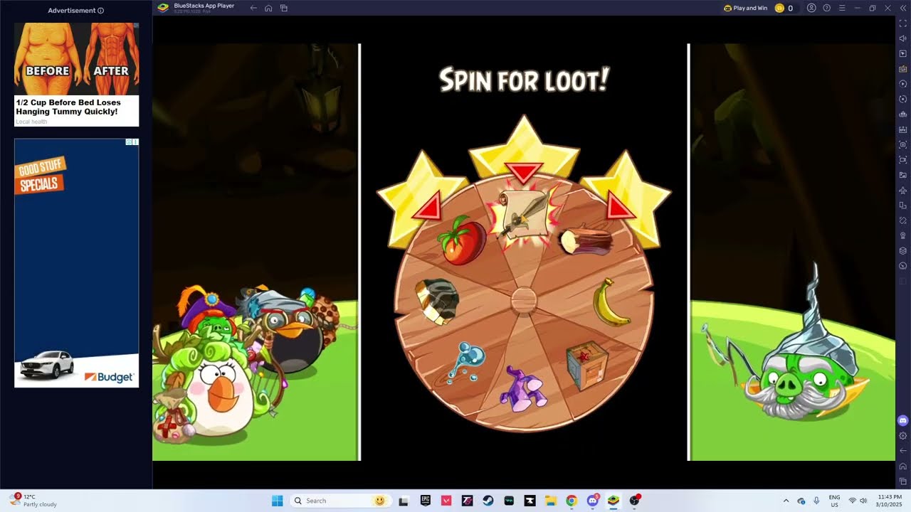 Angry Birds Epic - Gameplay - (17) - (BlueStacks - Nostolgia) - Chronicle Cave!