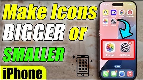 🔍 How to Set Apps Icon LARGER or SMALLER on iPhone 2025 | Tips You’ll Love