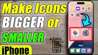 🔍 How to Set Apps Icon LARGER or SMALLER on iPhone 2025 | Tips You’ll Love screenshot 4