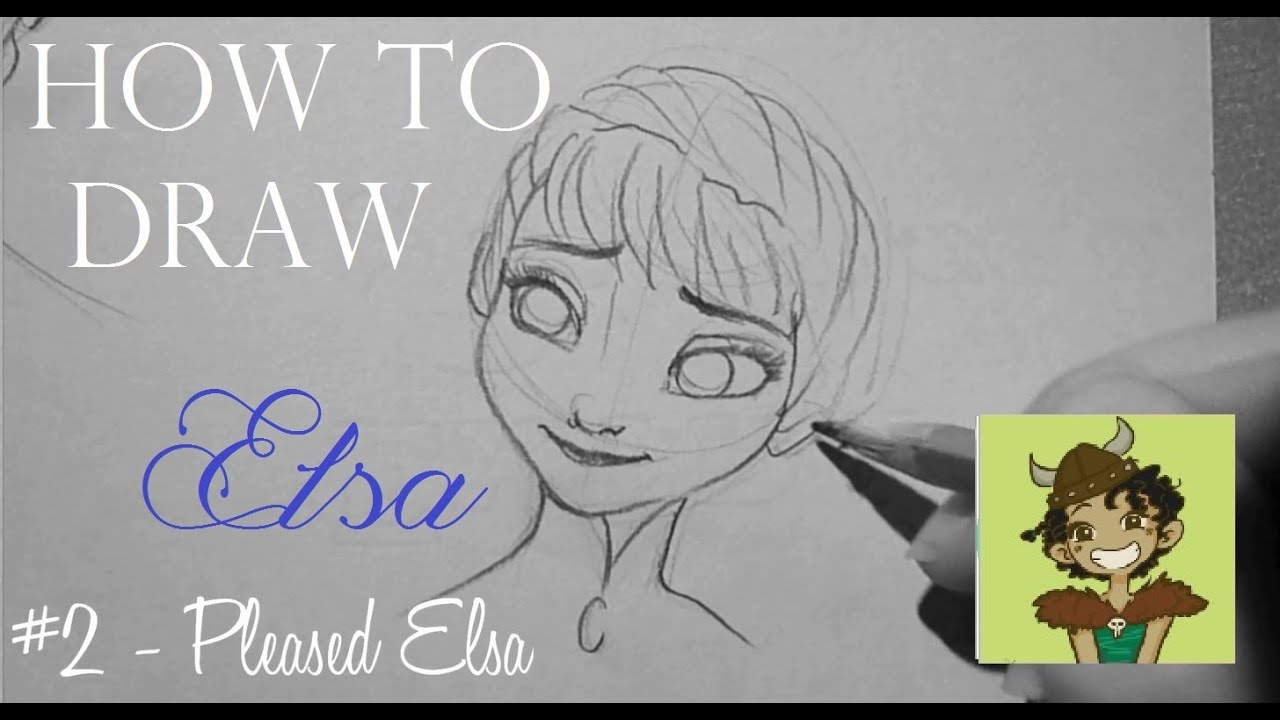 HOW TO DRAW Elsa  - paper Sketches (Frozen/La Reine des Neiges)