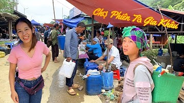 Chợ Phiên Giáp Biên Giới Bán Toàn Đặc Sản Người Rừng - Chợ Tả Gia Khâu - Hoa Núi TV