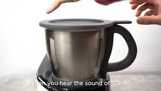 TOKIT Present : How to install the lid of the mixing bowl