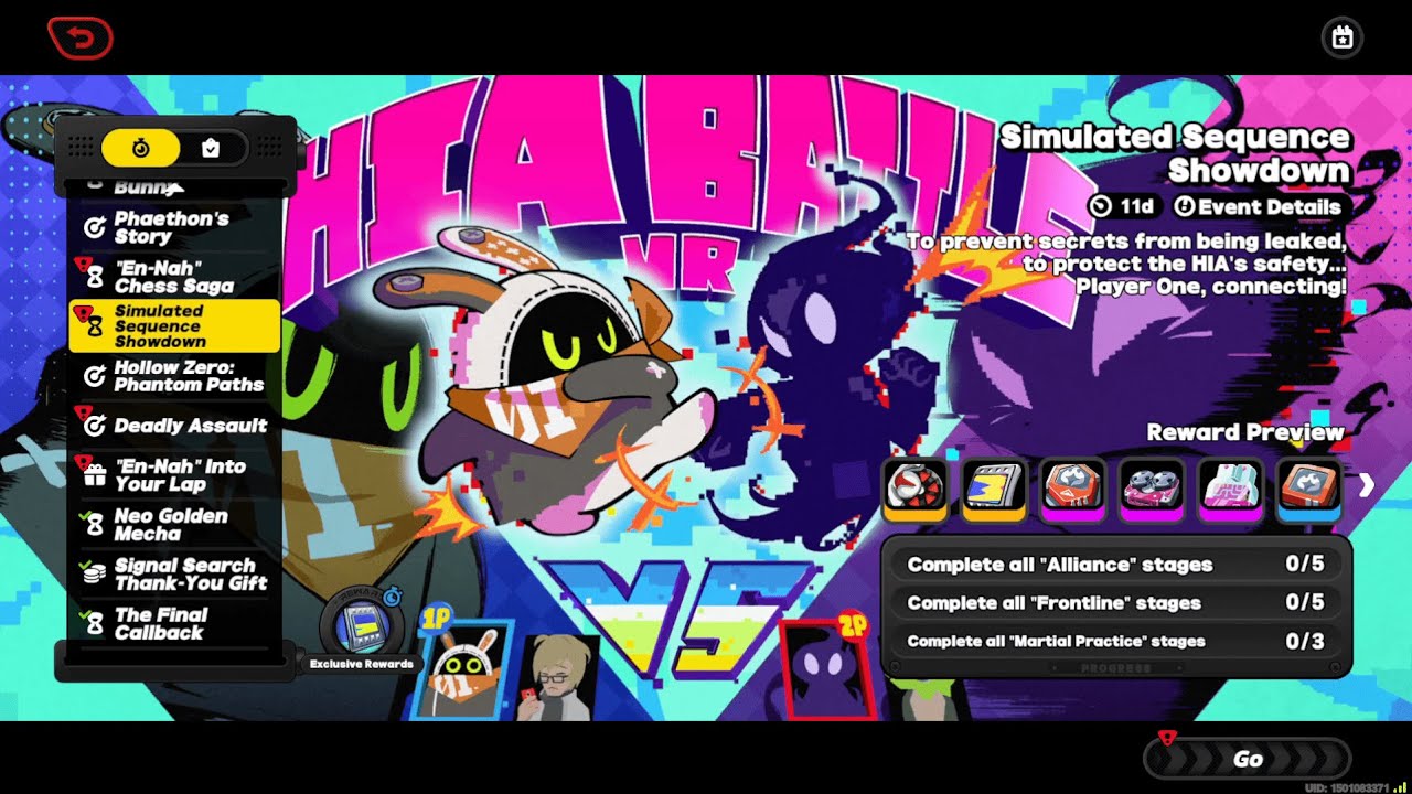 ZZZ - Simulated Sequence Showdown - complete Event