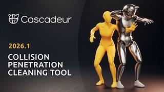 Collision Penetration Cleaning Tool | Cascadeur 2026.1