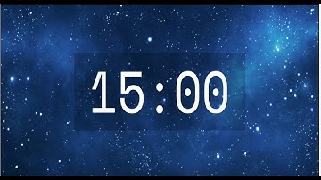 15 Minute Timer (Space Background)