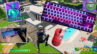 Steelseries Apex Pro ASMR Chill🤩Satisfying Keyboard Fortnite Hype Nite + 240 FPS Smooth 4K