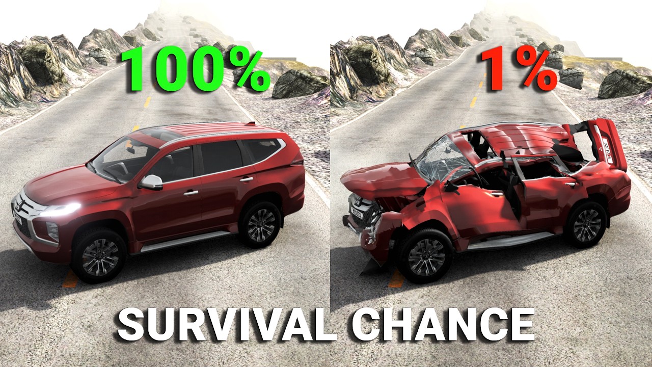 Realistic Survival Chance Crashes #9 | BeamNG.drive