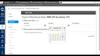 All I Want Canvas - Save and Print Attendance