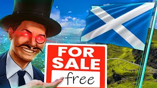 Buying Scotland to 1 UP Mr Beast  FREE LAND IS PERFECTLY BALANCED WITH NO EXPLOITS