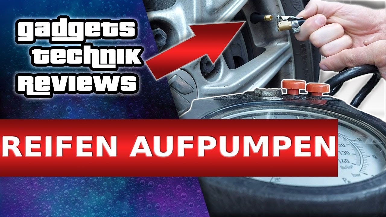 Reifen aufpumpen 🆗 Reifendruck prüfen und Autoreifen einfach an der  Tankstelle auffüllen 