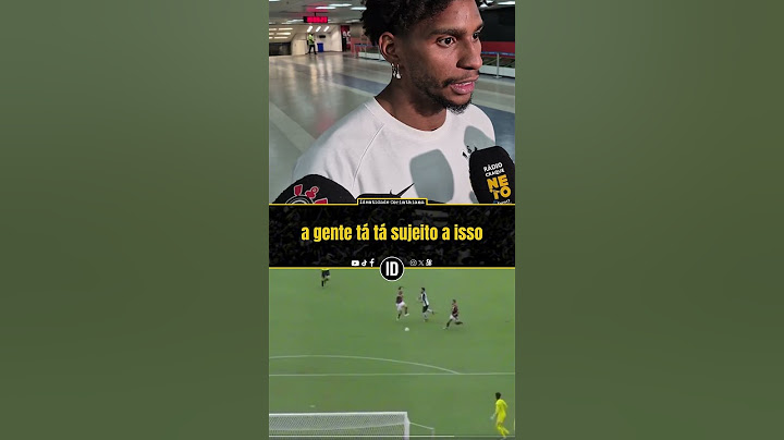 HUGO SOUZA FALOU SOBRE A FALHA NO GOL SOFRIDO NA DERROTA DO CORINTHIANS PARA O FLAMENGO