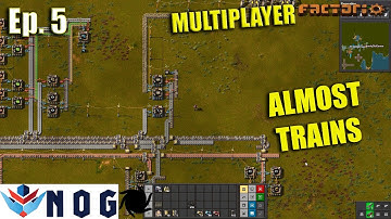 Factorio 1.0 Multiplayer 1K SPM Challenge Ep5 | Preparing for Trains