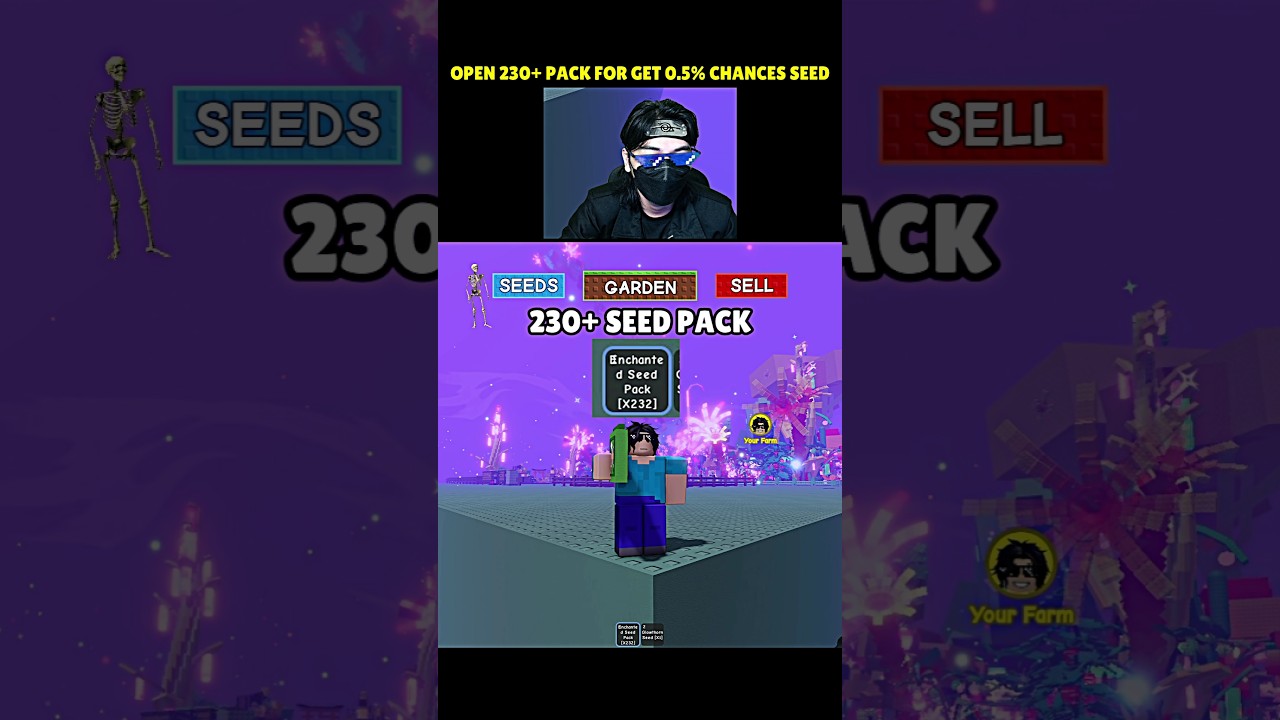 Bro Open 230+ New Seed Pack For Get 0.5% Chance Seed at Grow a Garden Update Fairy Event