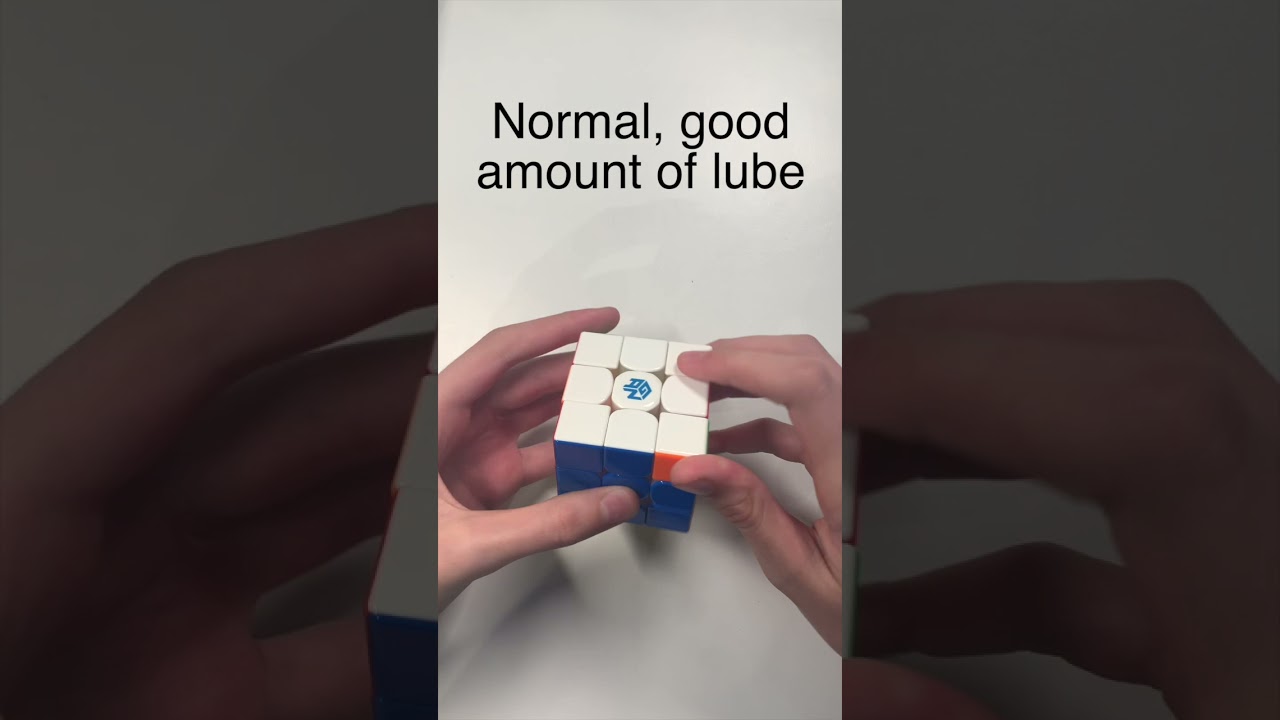 WHAT DOES AN OVER LUBED SPEED CUBE SOUND LIKE? #Shorts