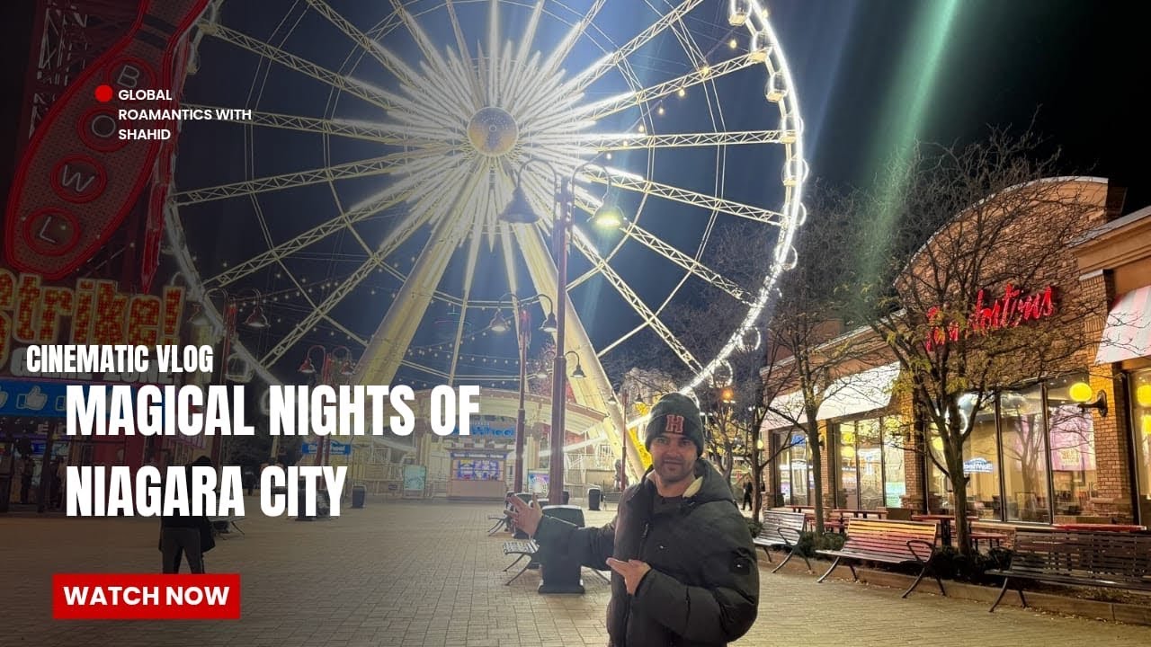 Have you seen the amazing Niagara falls city and its lively streets 😍?