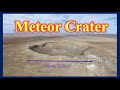 4k drone tour of meteor crater arizona usa  the best preserved meteorite crater on earth